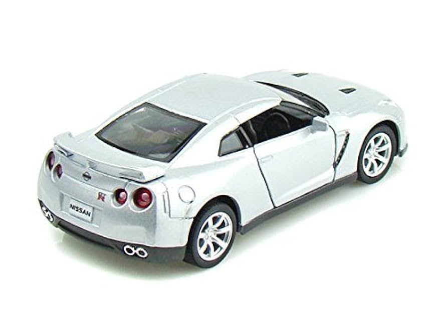 Amazon.com: KiNSMART 2009 Nissan GT-R R35 Silver 5